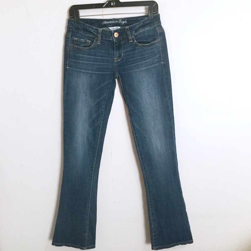 American Eagle Skinny Kick Super Stretch Jeans 4 - Picture 3 of 8